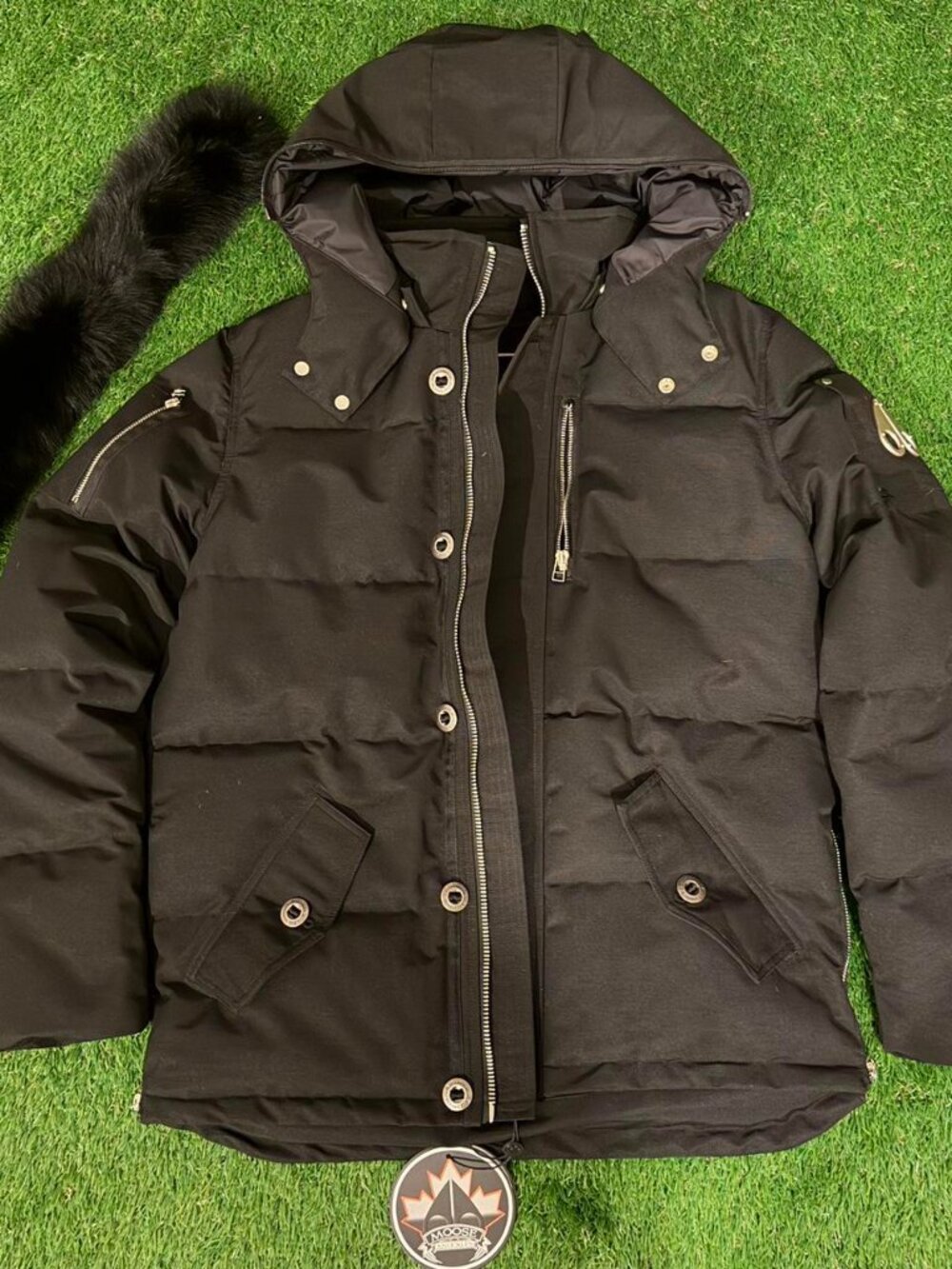 Moose Knuckles Men's Black Coat Jacket M